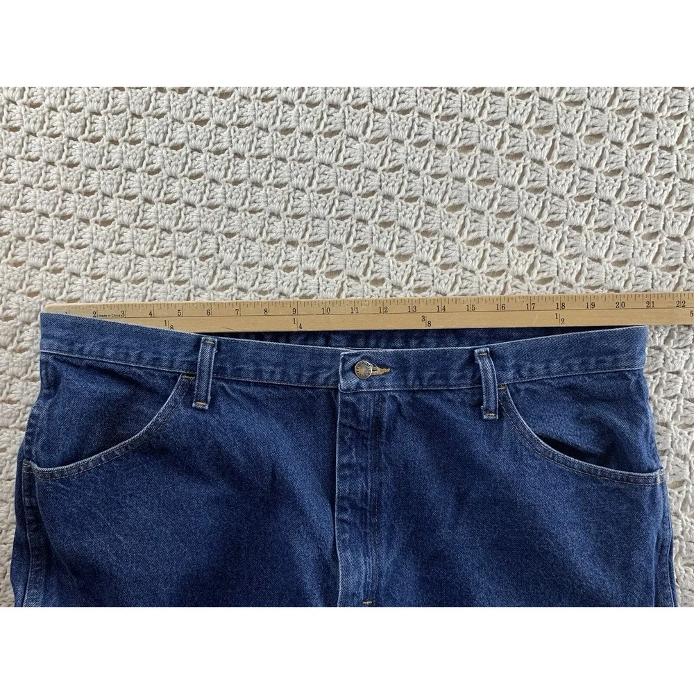 Rustler Jeans Men's 42x32 Medium  Wash Blue‎ Denim 100% Cotton 87619PW